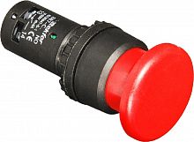 Кнопка-грибок поворотная Tekfor SB7-CCS545 НО+НЗ 22мм 220В красный картинка